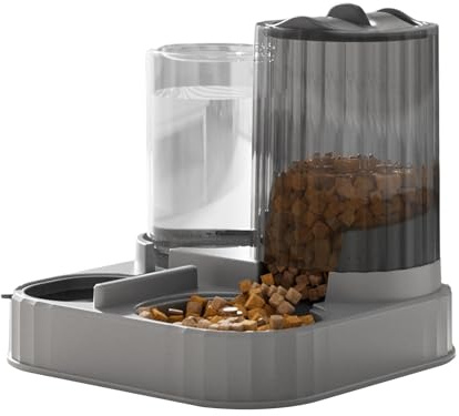 Automatische Feeder - Wasserspender Schüssel Mit Großer Kapazität | Zuverlässige Auto -Feeder -Katzenfutter Nass Trocken Für Welpen Kätzchen Kleines Tier Innen Im Freien Im Freien Apartment Balkon Sch