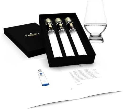 Wodka Tasting Probierset 3 Fläschchen Verkostung im Geschenkset, Satz 1