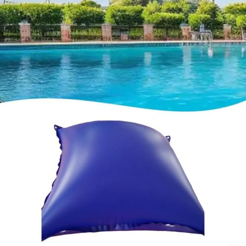 Aufblasbares Kissen für oberirdische Pools, 0 3 mm dickes PVC, verhindert Staub- und Wasseransammlungen, erhält die Poolstruktur (120 x 120 cm)