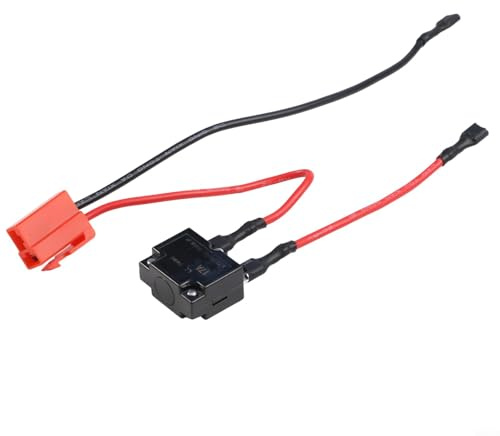 6V/12V Ride On Toy Battery Harness Connector, Electric Kids Ride On Car Parts With 13A/17A Fuse, For Kid For Trax For Jeep (12V)