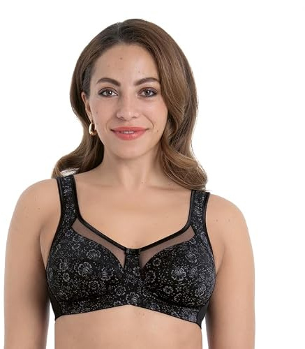 Anita Clara Art Komfort-BH – BH ohne Bügel mit dreigeteilten Cups, Komfortträgern & Dekolleté-Blenden