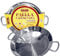 Guison 74046 Paella Valenciana Acero Inoxidable Inducción, Plateado, 46 cm