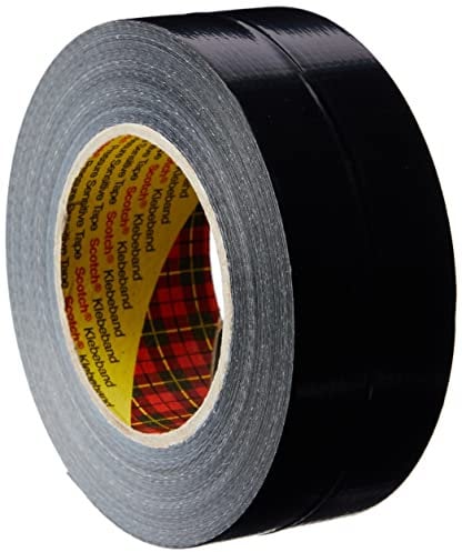 3M Hochleistungs-Klebeband 2904, äußerst anpassbar, starkes Gaffa-Klebeband, 48 mm x 50 m, Schwarz