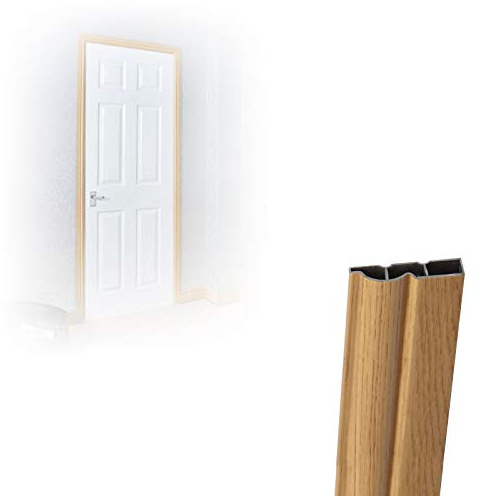 English Oak, 5.5m (18') Torus uPVC Door Architrave Plastic Casing Roomline PVC Ogee