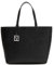 Armani Exchange Damen Liz - Open Medium Shopping handbag, Schwarz (Nero Black), 28x11x40 cm (B x H T) EU
