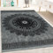 Paco Home Wohnzimmer Teppich, Klassisches Design, Kurzflor m. Orient Muster u. Marmor Optik, Grösse:80x150 cm, Farbe:Grau 2