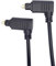 PremiumCord Cavo audio ottico Toslink angolato - 1 m, spina Toslink da 90° a spina 90°, cavo digitale per impianto stereo HiFi Sounbar TV, audio HQ, placcato in oro, colore nero