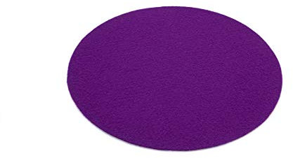 Primaflor - Ideen in Textil Event-Teppich Hochzeitsteppich Podium Rund, Magenta, 30cm Durchmesser, Schwer Entflammbar, Weihnachtsbaum-Decke, Teppich, Stehtisch-Unterleger