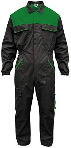 C.B.F. Balducci Group Arbeitsanzug mit mehreren Taschen für Herren (Grau/Grün, XL)