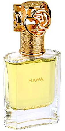 Swiss Arabian Hawa Eau de Parfum Unisex 50ML - Eine Harmonie aus Fruchtig-Blumigem, samtigem Kaschmir und Cremigem Sandelholz - Verführerischer Blumenduft