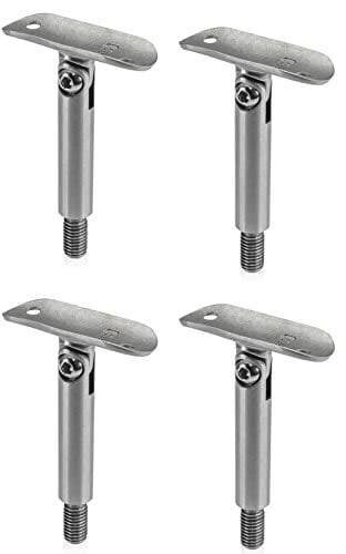 Handlaufstütze Handlaufträger Geländerhalterung Edelstahl Handlaufstütze für Pfosten Ø42,4mm x 4 Stück