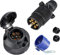 SPARKMOTO 7 Pin Trailer Plug and Socket Set, Blue, Compatible with Cars, Vans, Trailers, Caravans, Tow Bar, Bike Carriers, Lorries, Motorhomes, RV