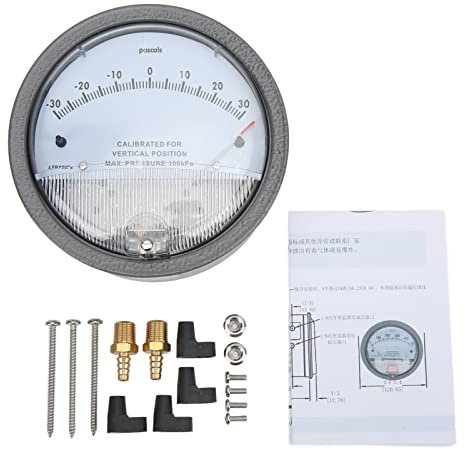 Differentialdruck-Detektion Messgerät Differenz Druck Messgerät Reinraum HVAC Industrielle Druck Messgeräte
