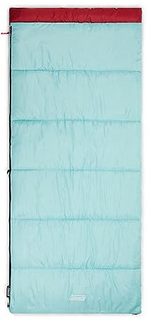 Coleman Unisex-Erwachsene 2176687 Schlafsack, Mehrfarbig/Meereswellen (Ocean Tides), One Size