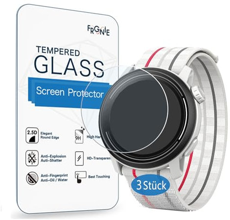 Frgnie DisplaySchutzfolie kompatibel für COROS PACE 3 Smartwatch (3 Stück) 9H HD-Klar APEX 2 Pro Gehärtetes Glas schutzfolie