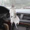Dreamcatcher Feder Traumfänger für Wand Hängen Home Decor Ornamente Handwerk Dekorationen Auto Anhänger (Weiß)