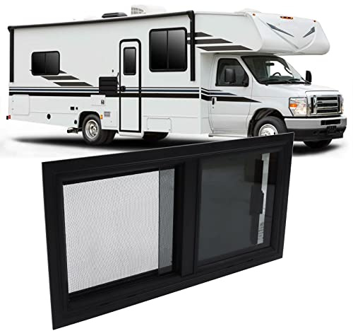FOLOSAFENAR Motorhome RV Window Sliding Horizontal Vertical 550x260mm Shatterproof Privacy Screen