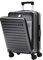 TydeCkare Handgepäck Koffer mit Laptoptasche mit Frontöffnung, 20 Zoll ABS+PC Leicht Hartschalenkoffer, TSA Schloss, YKK Reißverschluss, 4 360°Schwenkrollen, Dunkelgrau/M/45L