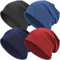 EINSKEY Mütze Herren Damen Dünne Slouch Beanie Hat Leicht Atmungsaktiv Sportmütze Übergangsmützen für Joggen, Fahrradfahren, Schlafen, Haarausfall, Chemo