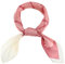 Jeffdad Seidentuch Haare, Schal aus Seide im Retro-Stil mit Blumenmuster Halstuch Damen Seidentuch Damen Elegante Schal Tuch Geschenk für Frauen (Rosa)