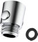 Duschkopf Absperrventil G1/2, Ventil Wassersparer Dusche für Duschkopf Brauseschlauch Bidet-Spray Universal, Durchflussbegrenzer Dusche mit Taste, Unterlegscheiben