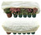 Deger Protector rectangular para macetas protectoras, plantas en kit de balcón y jardineras de ventana y patio de heladas y, 2 piezas de campana cuadrada para plantas.