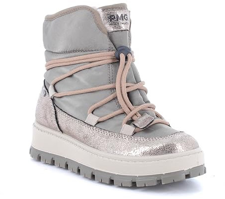 Primigi Corinne GTX, Stivali da Neve Bambina, Beige Laminato-Pietra, 27 EU