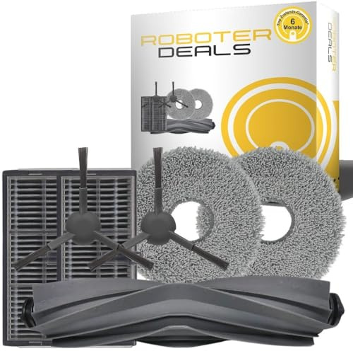 Roboter Deals - Zubehör Set, Ersatzteile Kit für Dreame L10s Pro Ultra Heat (2X Filter, 2X Seitenbürste, 2X Pad, 1x Hauptbürste)