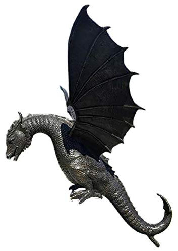 EMUKOEP Brunnen-Drachen-Ornament, Kunstharz, Wasserspiel, Skulptur, Garten-Drachenstatue (Bildanpassung)