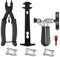 Bike Chain Tool Set: Bike Chain Link Pliers & Bike Chain Splitter Tool & Chain Wear Tool & 3 Bike Riveting, Mountain Bike Bicycle Chain Tool Set for 6/7/8/9/10 Speed Chains Link Repair Tool Kit