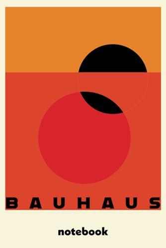 Bauhaus Notebook - Lined Notepad Journal - 100 Pages (6x9) Paperback