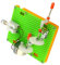 JOINPAYA Spielzeug Handgefertigte Materialien Handkurbelgenerator Wissenschaftsexperiment Kits DIY Stammspielzeug Elektromotor Spielzeug Elektromotor Kit Gebäude Robotik Kit