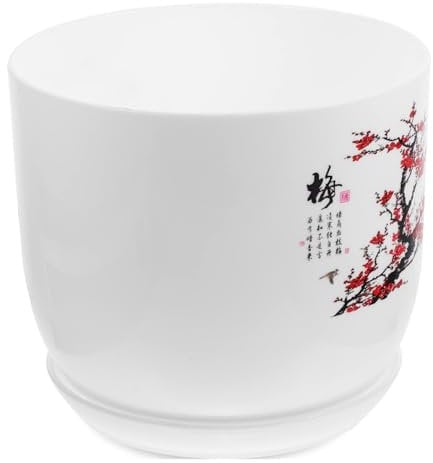 Blumentopf aus Keramik, hängender Orchideen-Blumentopfständer, japanisches Dekor, runder Übertopf, chinesische Bonsai-Töpfe, Blumentopf for den Innenbereich, Pflanztopf, Haushaltsblumentopf, Kinderzim
