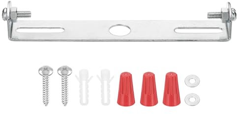 PATIKIL 110mm (4.3) Universal Light Fixture Mounting Bracket Kit, Light Crossbar Ceiling Light Plate with Screw for Wall Lights Ceiling Lighting Pendant Chandelier