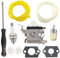 MCHNIC Carburateur avec joint, tuyau d'essence, tournevis pour Husqvarna 122HD45 122HD60 522HD60S 522HDR60S Jonsered HT2223T HT2218 Taille-haie remplace 596658301 523012401