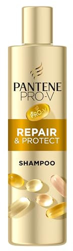 Pantene Pro-V Repair & Care Shampoo 250ml für Schwaches, Trockenes, Geschädigtes Haar, Reinigt Sanft, Schützt die Haarbindungen, Ohne Silikone, Mineralöle und Farbstoffe, Active Nutri-Plex