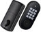 Holibanna 1 Set serrature con tastiere serrature con combinazione serratura con tastiera esterno chiave per porta d'ingresso catenaccio della tastiera AbS Black
