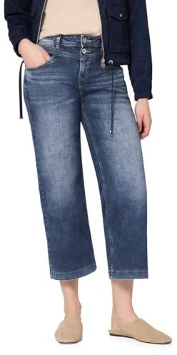 Street One Damen High Waist Wide Leg Jeans im Loose Fit 3817230
