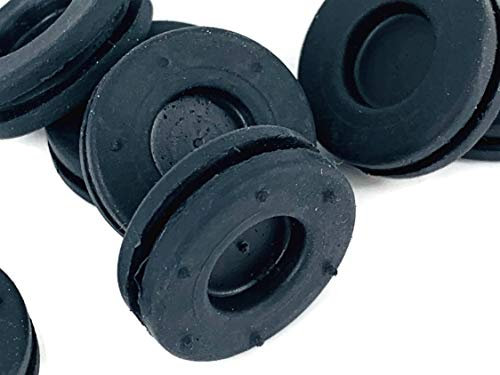 eXODA Pasacables de Cable Cerrado Pasamuros de Goma 11mm Casquillo de Membrana 10 Piezas