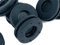 eXODA Pasacables de Cable Cerrado Pasamuros de Goma 11mm Casquillo de Membrana 10 Piezas
