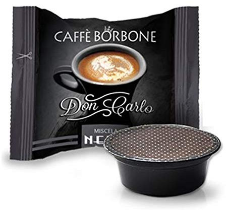 200 CAPSULE COMPATIBILI A MODO MIO CAFFE' BORBONE DON CARLO MISCELA NERA