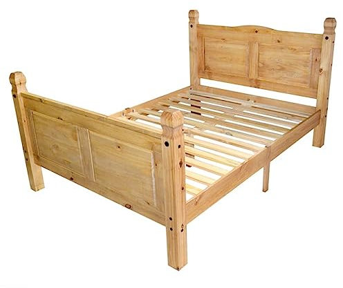 vidaXL Mexico Bett Doppelbett Bettrahmen Mexikanische Kiefer Corona 160 x 200 cm