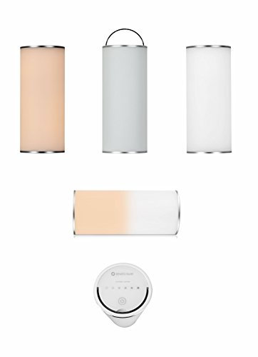 Beneito Faure Converse LED 2.5W 360° dimmbar und color switch von 2700K zu 5500K Tischleuchte,Nachttisch-Leuchte für Schlafzimmer, Dimmbar Nachtlichter fürs Schlafzimmer, Wiederaufladbarer Akku