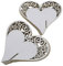 Create idea Pack of 50 Lasercut White Love Heart Table Name Place Card Wine Glass Cup Wedding Decor
