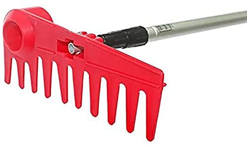 Golf Sand Rechen, Hand Drag Rake, Rasen Nivellierungswerkzeug Nivellierung Rasen Rechen Mit 39 '' Langen Edelstahl Griff, Rasen Leveler Für Boden Schmutz Sand Top Dressing