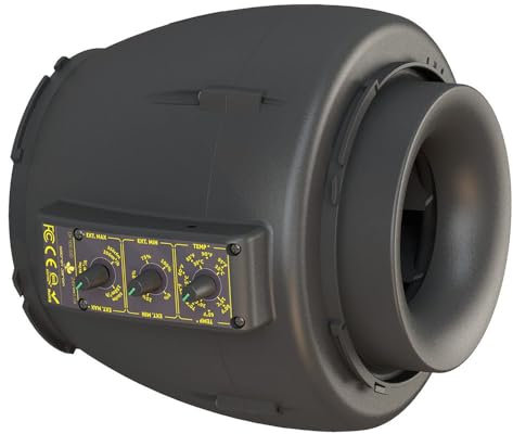 Secret Jardin regulated Extractor T° 150/250/350m3/h DF16 compatible clip
