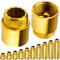 Hahnverlängerung mit 1 Zoll Innengewinde und Außengewinde verlängert um 30mm - 1 IG AG Gewinde Schraub Fitting aus Messing