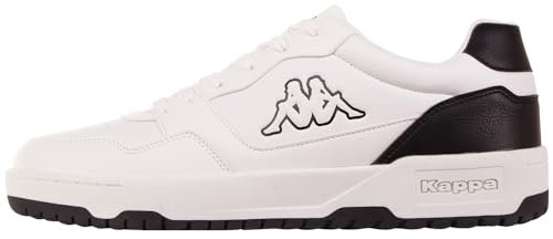 Kappa Codice Stile: 243323mf Broome Low MF Unisex, Scarpe da Ginnastica Adulto, Bianco Nero, 43 EU