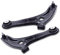 BESTPRICE 2x Querlenker Vorderachse unten links & rechts mit Traggelenk Kompatibel mit FORD FIESTA Mk6 (CB1, CCN), FIESTA Mk6 Van, MAZDA 2 (DE_, DH_)