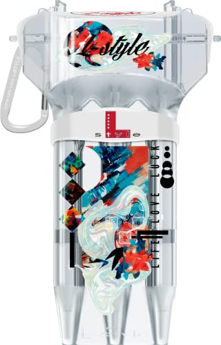 L-Style Dart Case Krystal One von Thor-Sports in diversen Farben/Darts Wallet/Hardcase (Krystal One 2023 M9, Clear)